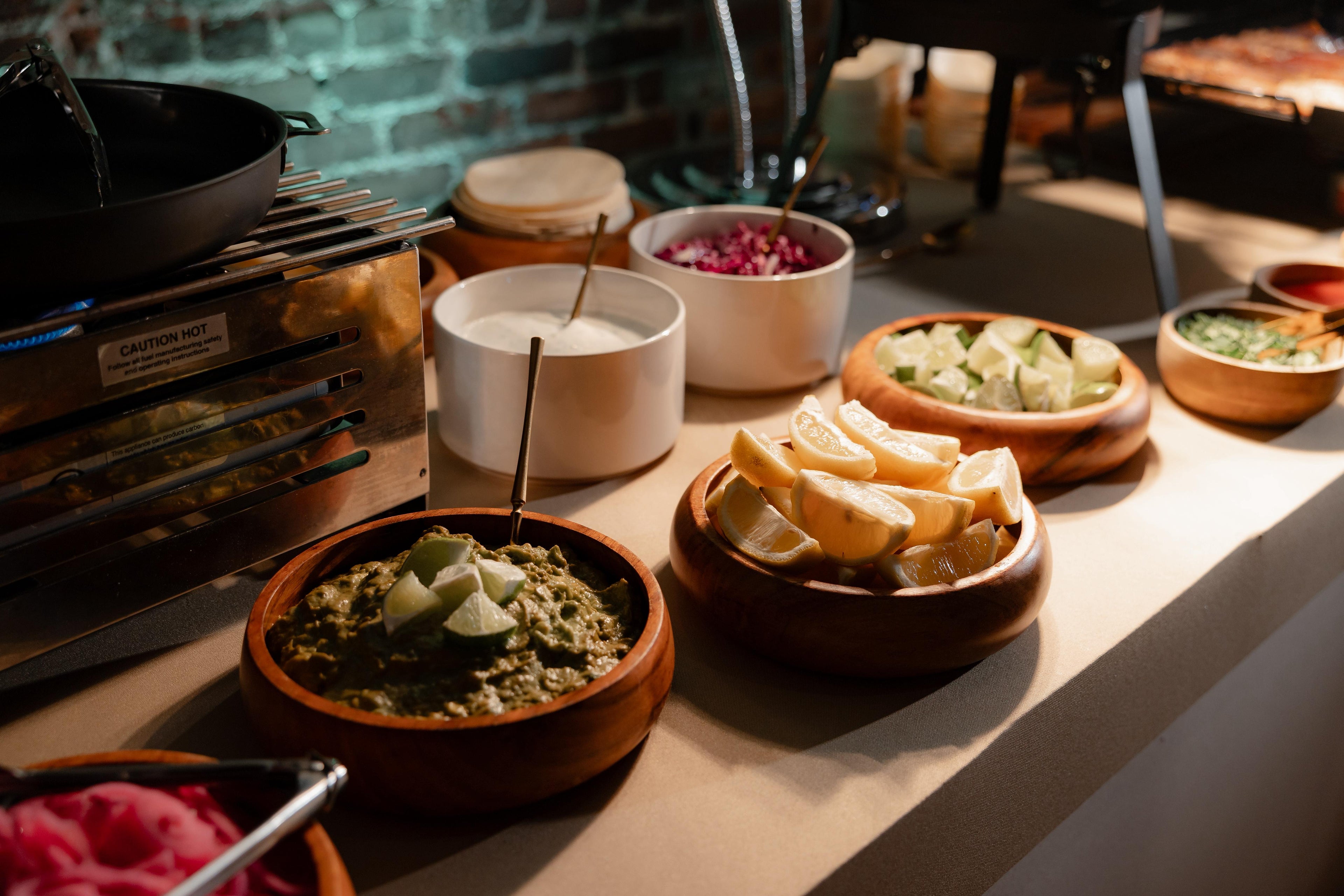 Fish Carving and Taco Station
